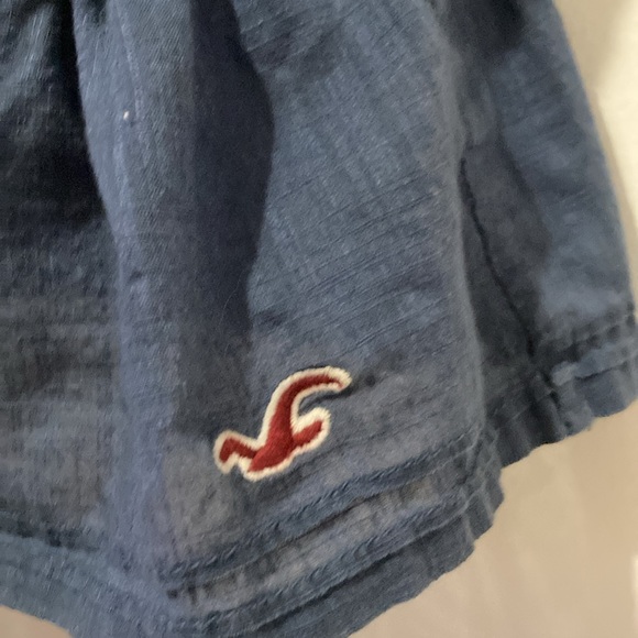 80’s Hollister Blue Button Up Adjustable straps w/ adjustable waist draw… - Picture 2 of 7